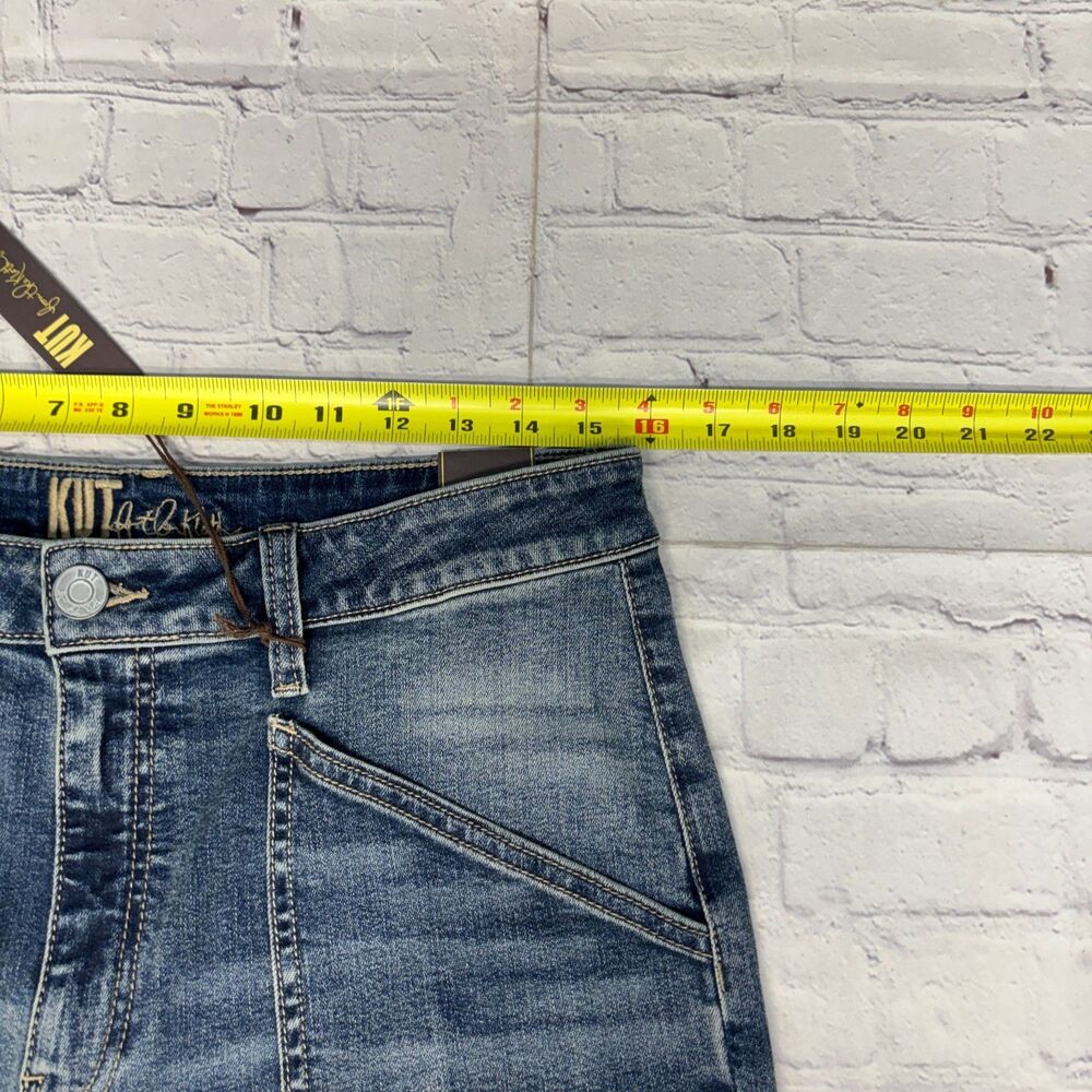 NWT Kut from the Kloth Shay High Rise Barrel Jeans Size 10 Denim D103 -4 - Picture 4 of 16